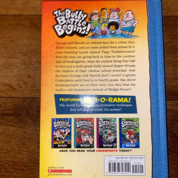 MORE OF CAPTIAN UNDERPANTS NOVELS 8-11 WITH COLOR AND NO COLOR, PLUS MORE BOOKS - Picture 2 of 14